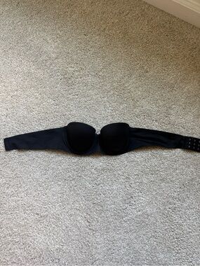 aerie Black Strapless Bandeau Bra